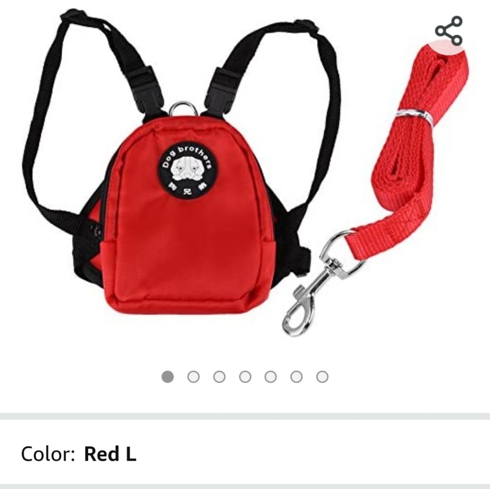 NEW dog back pack